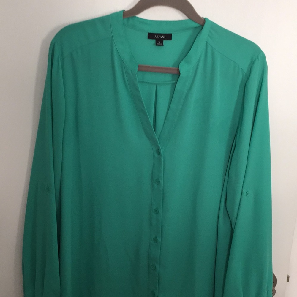 Green xl Alfani blouse